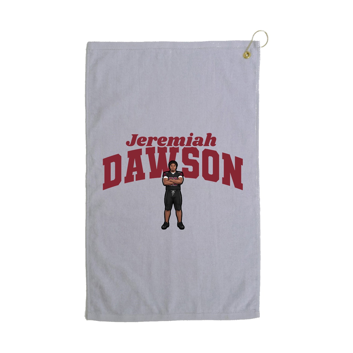 Golf Towel — Signature Arch in Grey