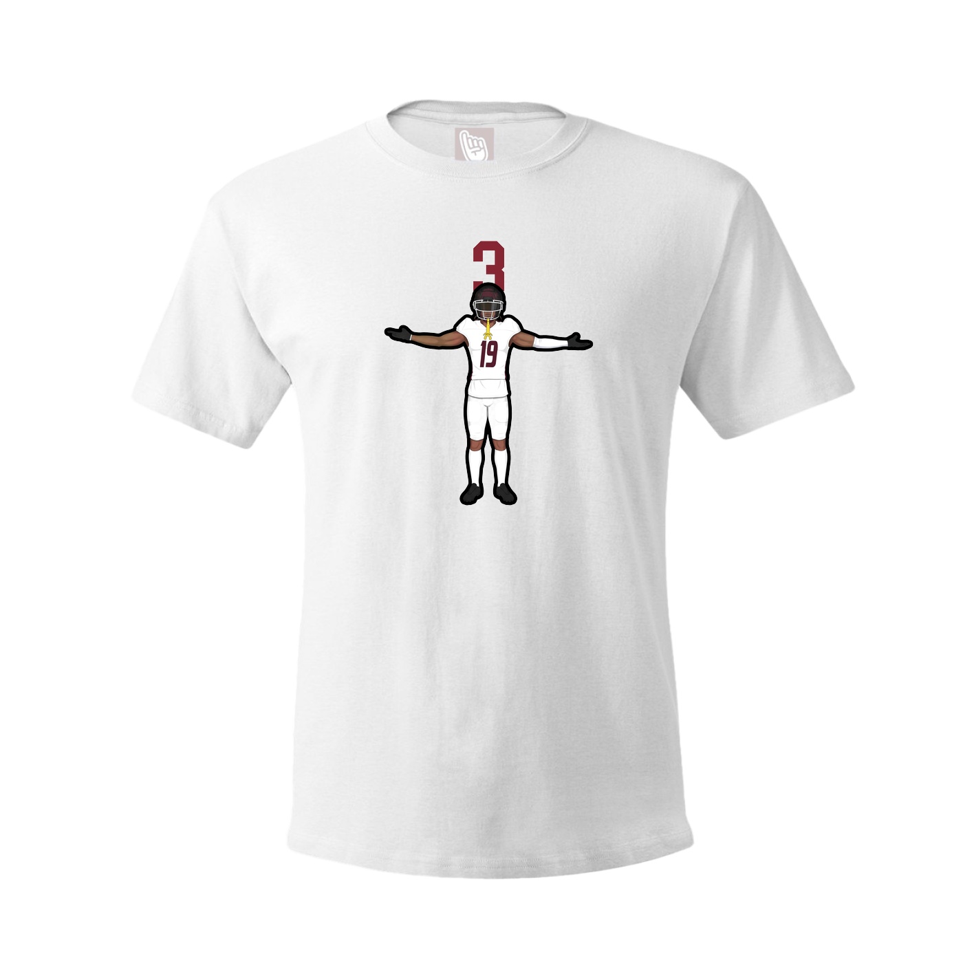 Tee — Number Top in White