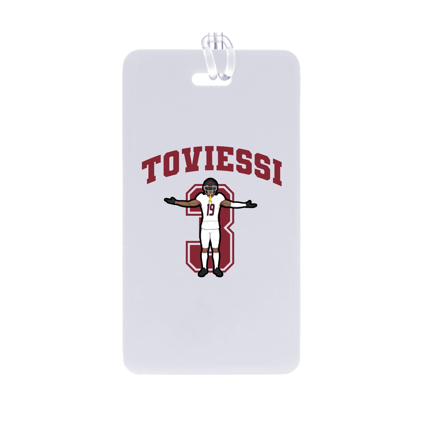 Bag Tag — Number in Classic