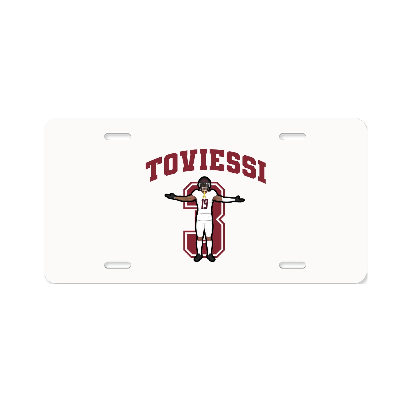 License Plate — Number in Classic