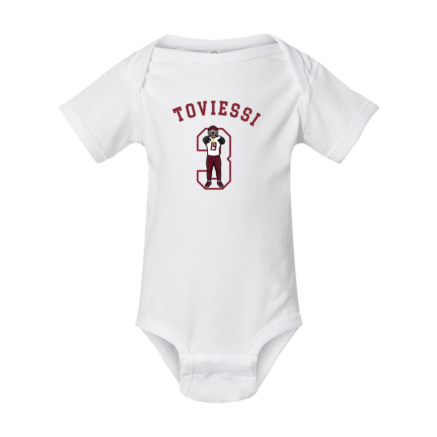 Baby Onesie — Shirsey Arch in White