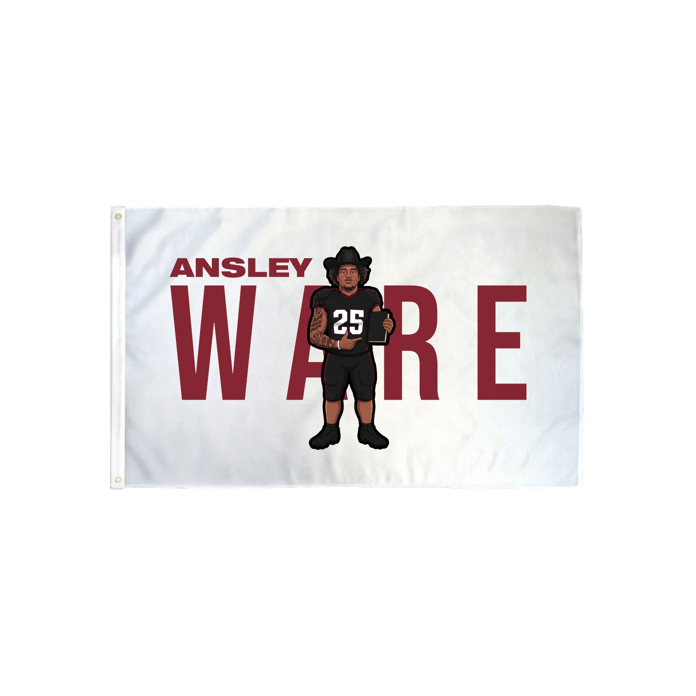 3x5 Flag — Player Name in Classic