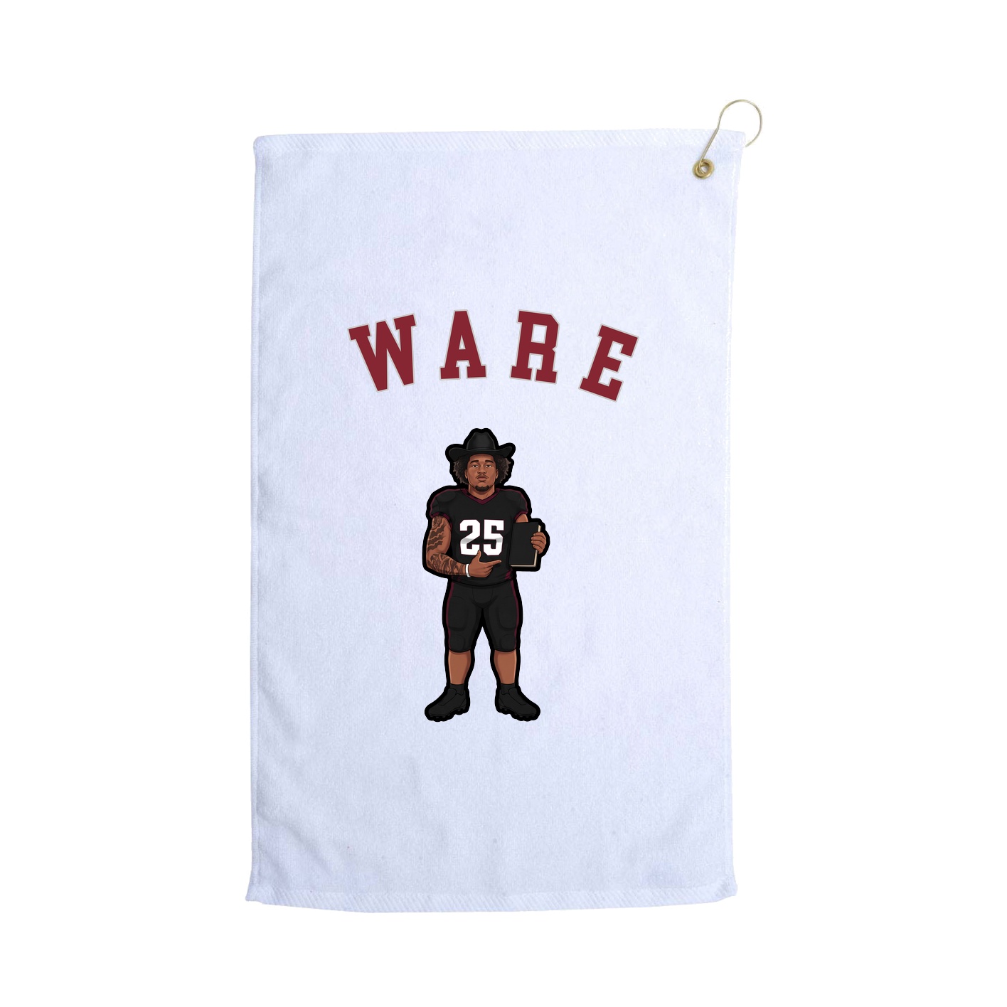 Golf Towel — Shirsey Arch in White