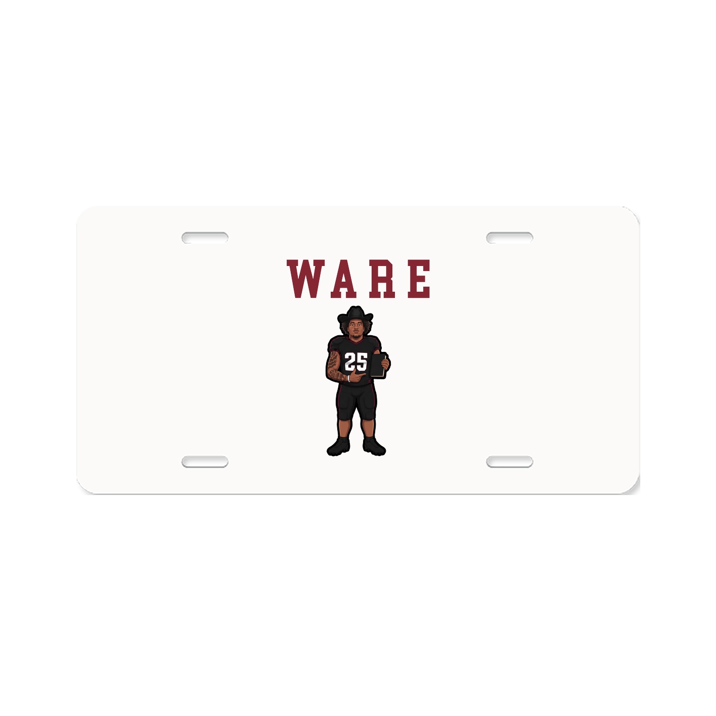 License Plate — Shirsey in Classic