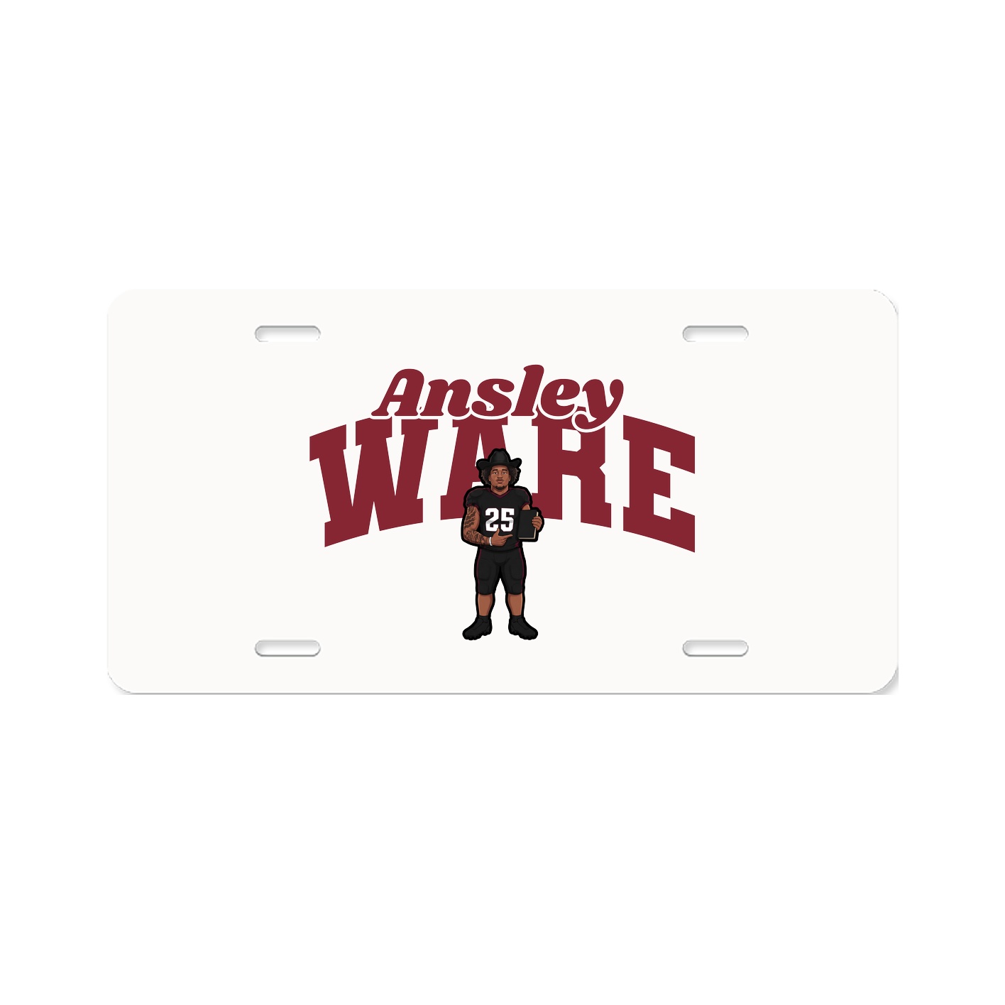 License Plate — Signature Arch in Classic