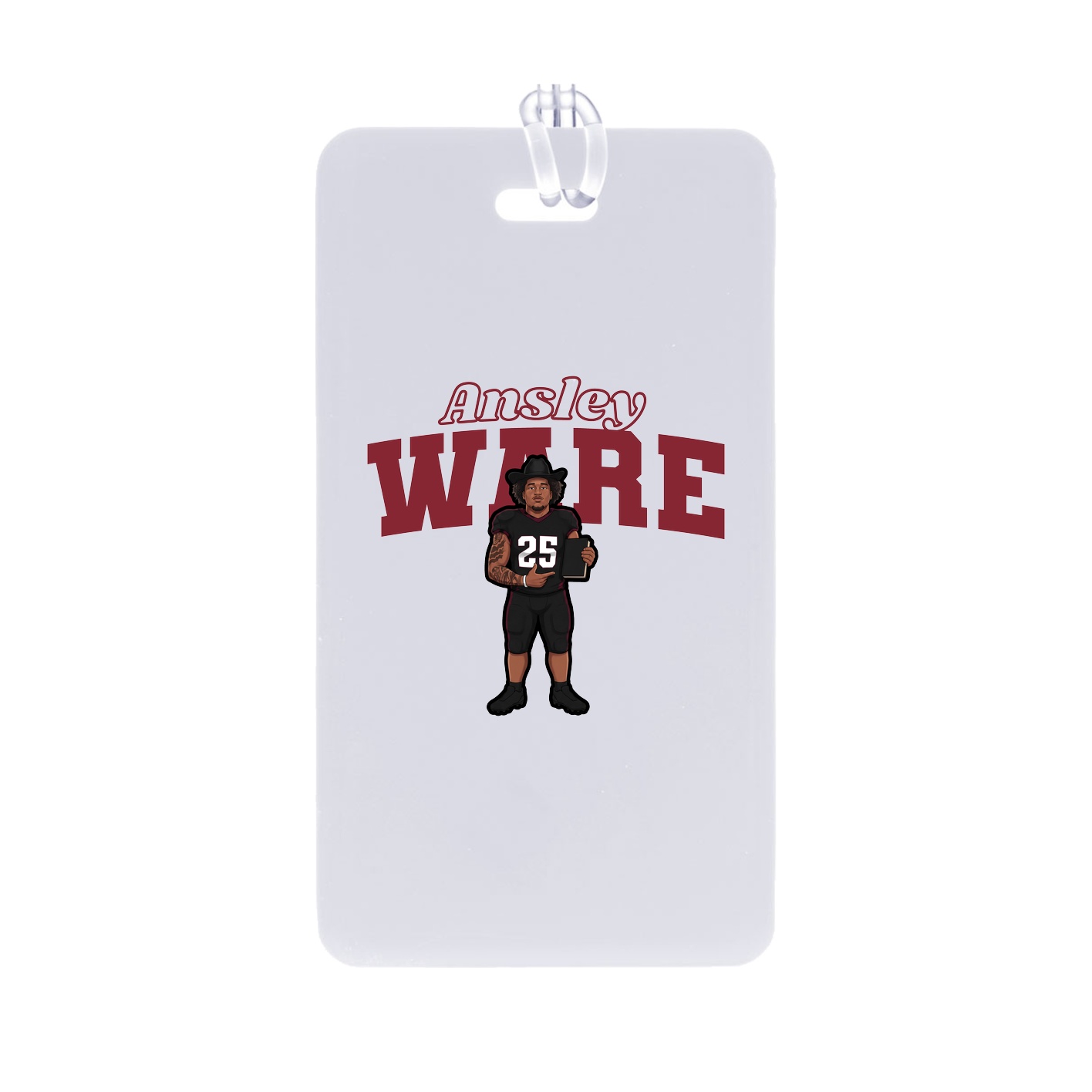 Bag Tag — Name Arch in Classic