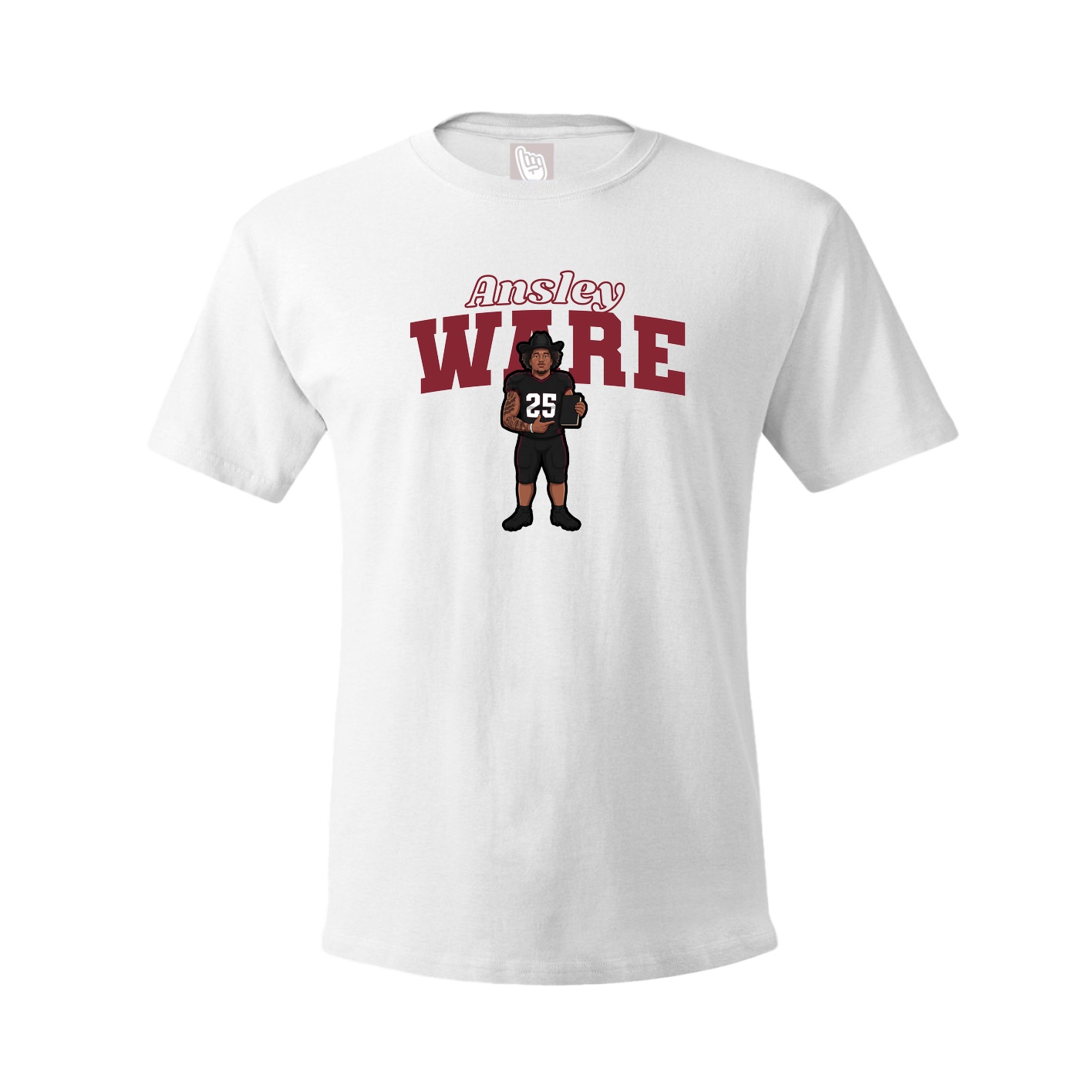 Tee — Name Arch in White