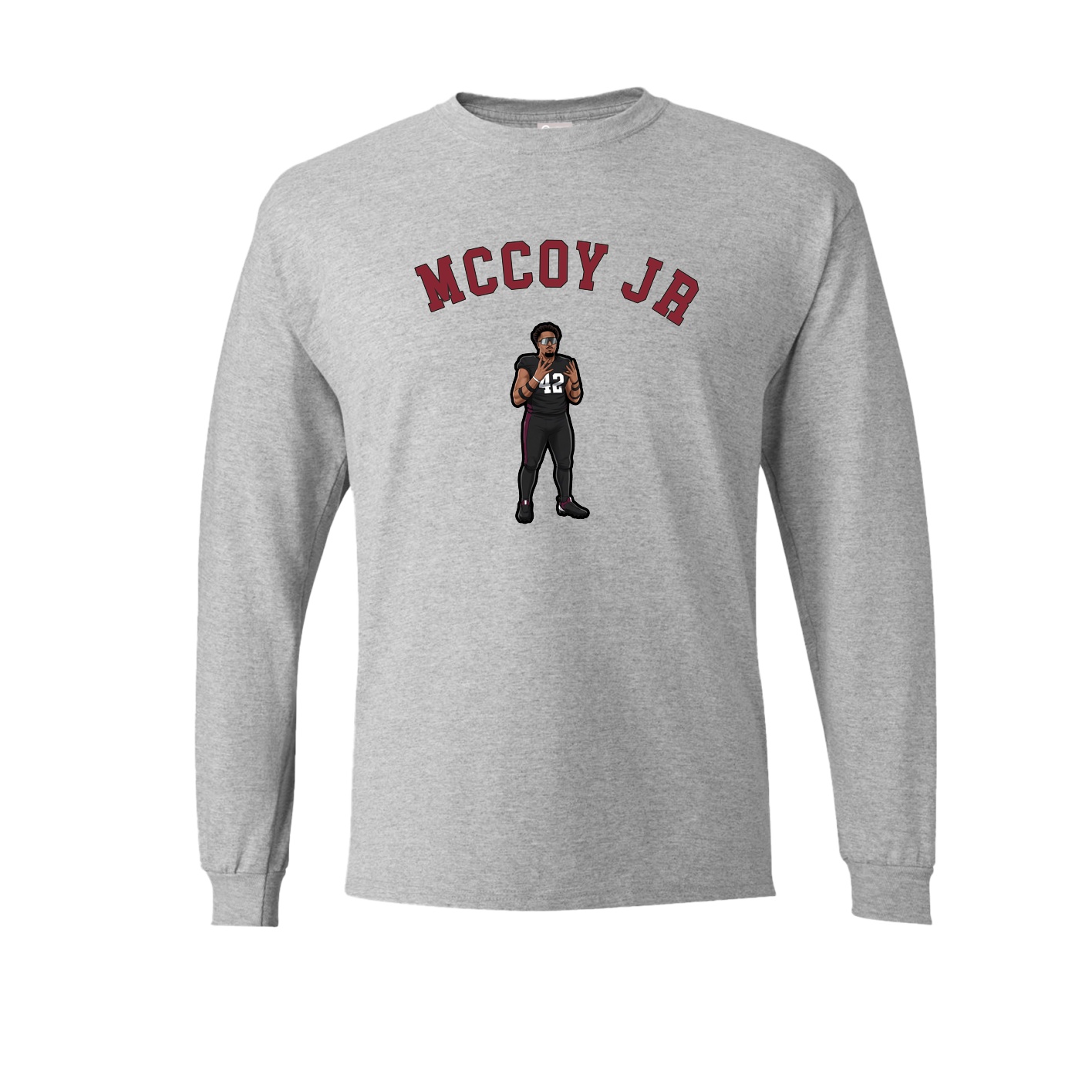 Long Sleeve Tee — Shirsey Arch in Grey