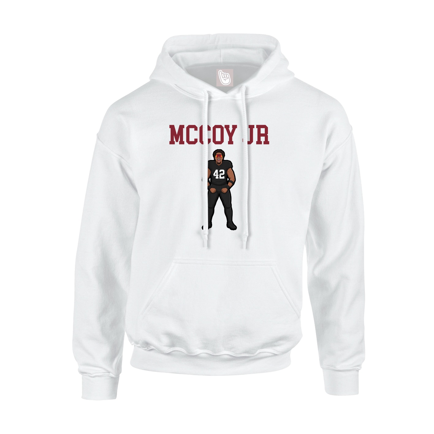 Hoodie — Shirsey in White