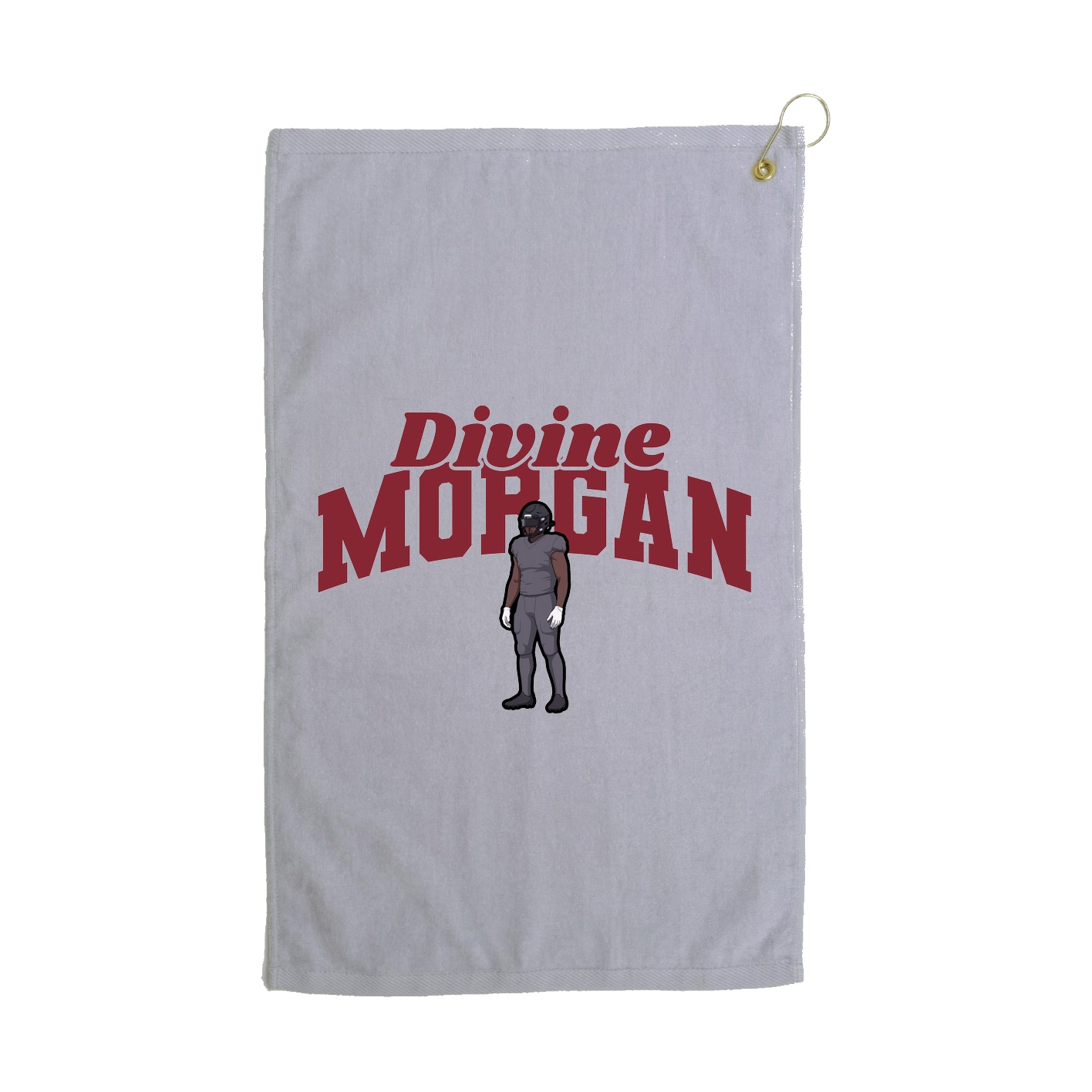 Golf Towel — Signature Arch in Grey
