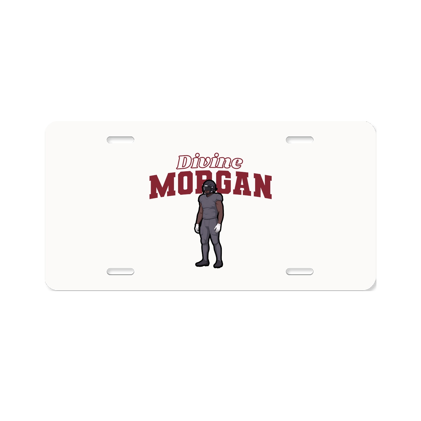 License Plate — Name Arch in Classic