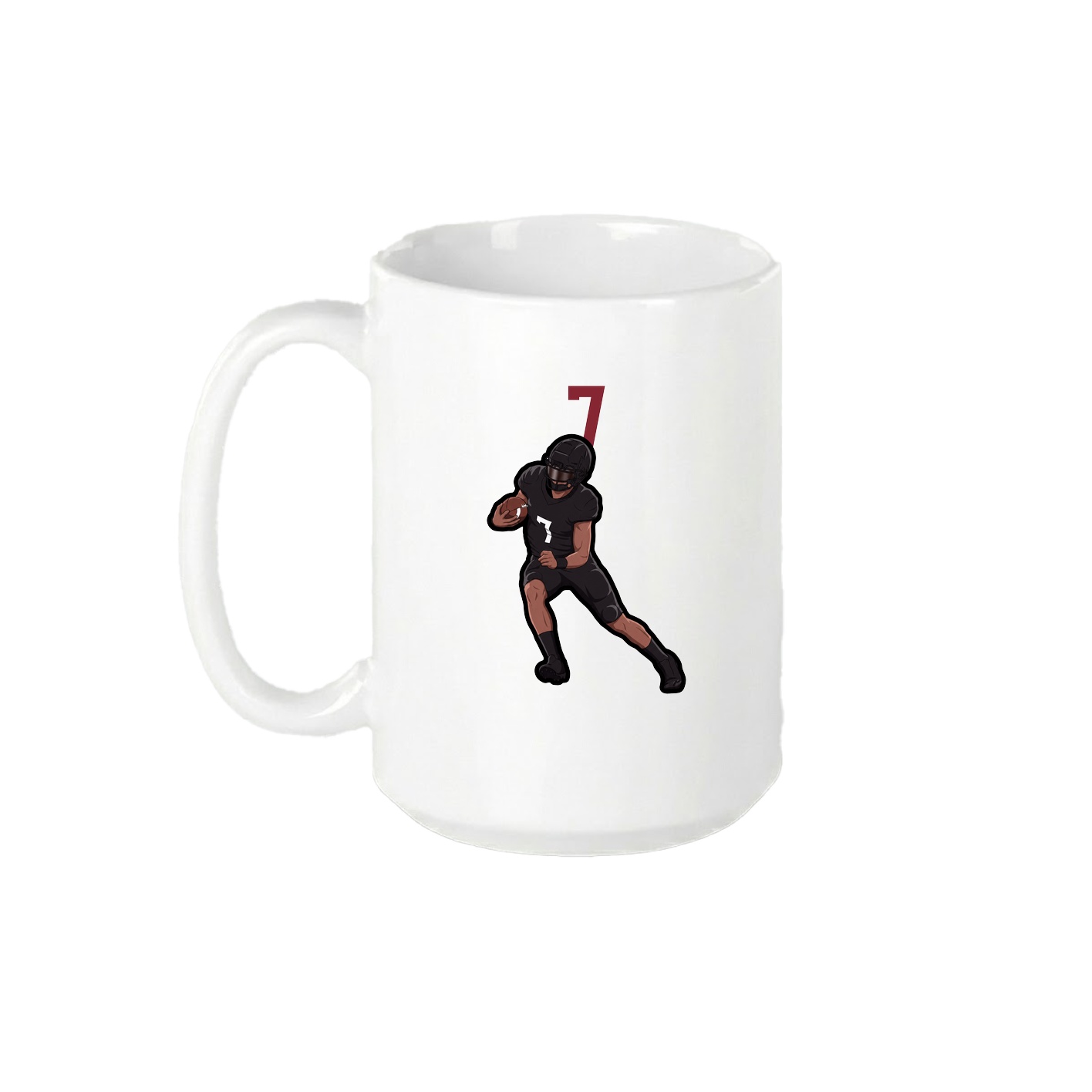 15oz Coffee Mug — Number Top in White