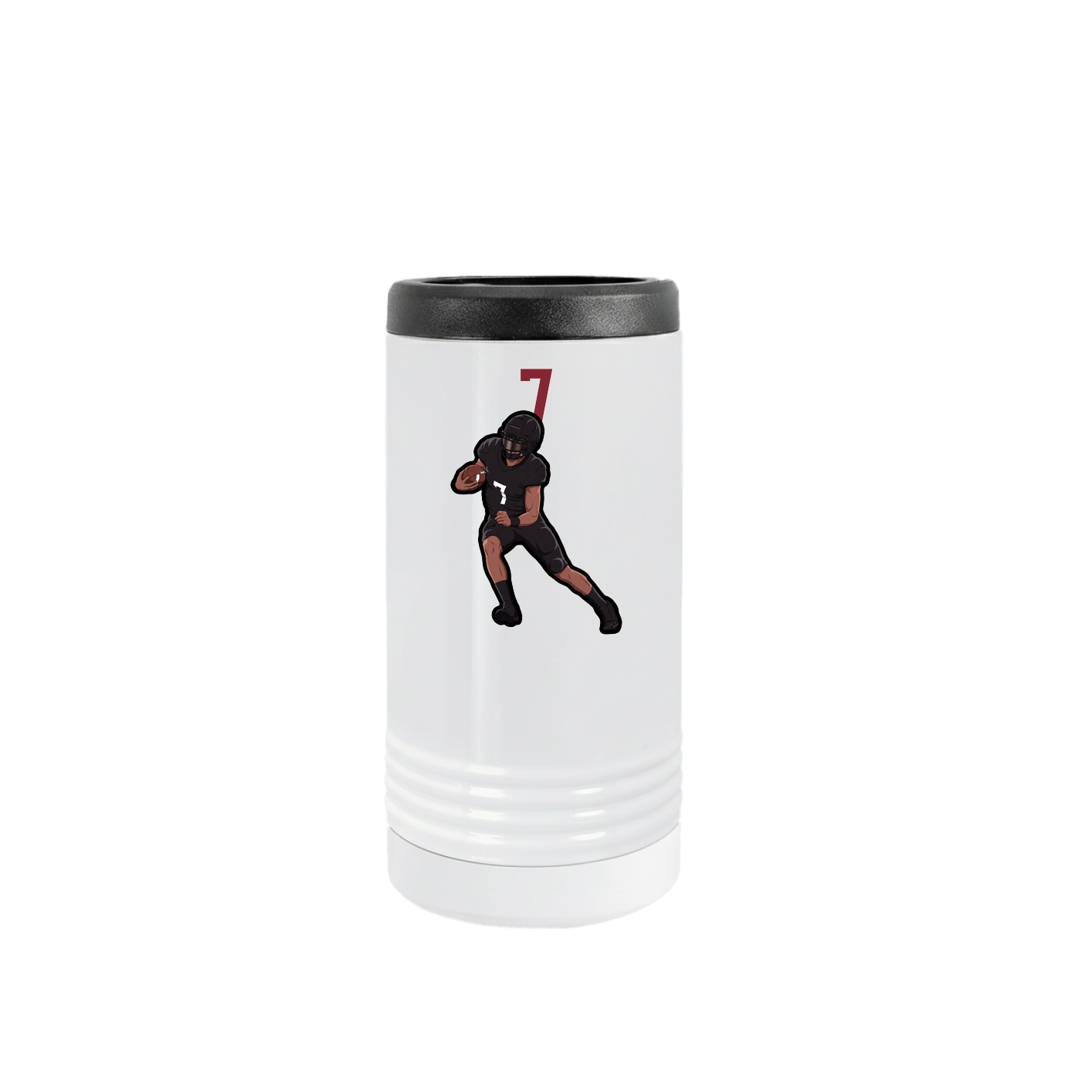 Slim Beverage Holder — Number Top in White