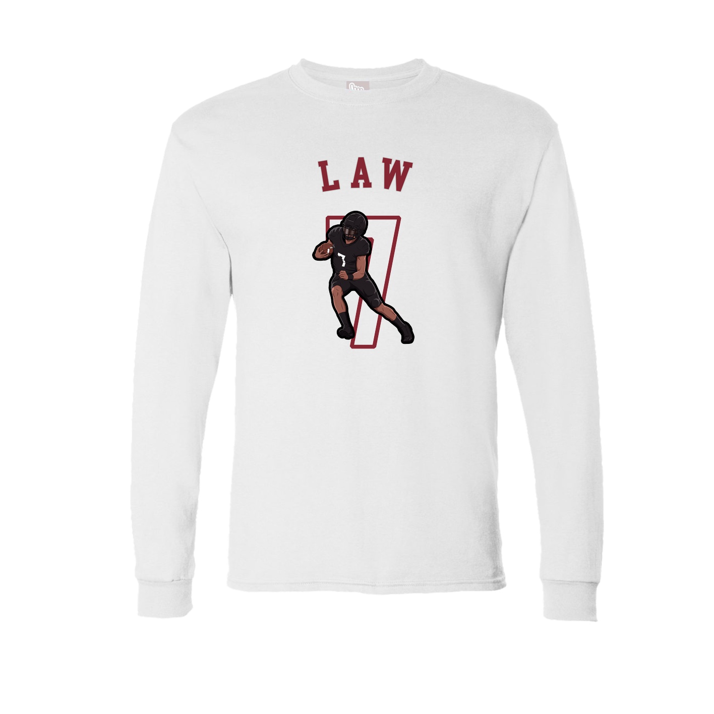 Long Sleeve Tee — Shirsey Arch in White