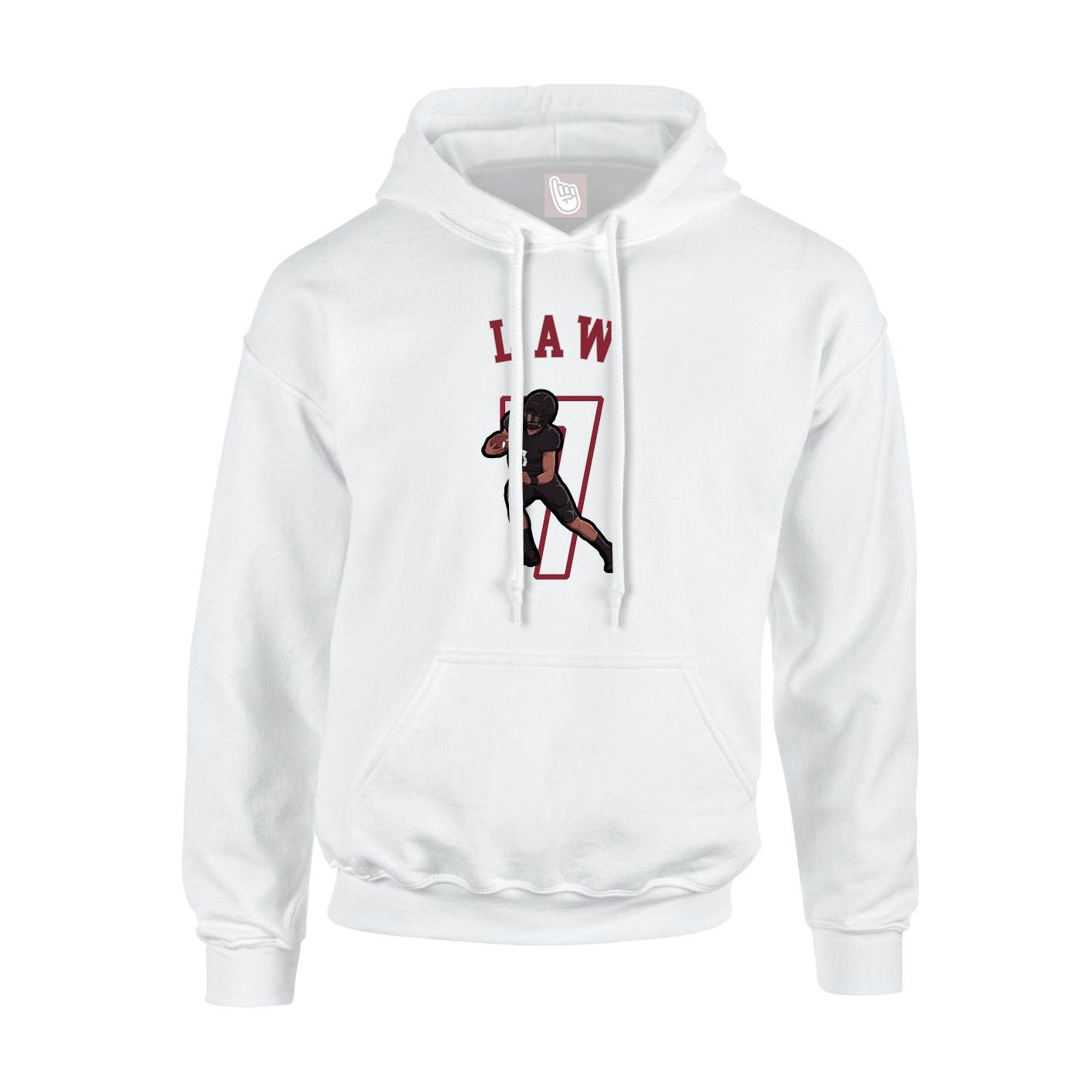 Hoodie — Shirsey Arch in White