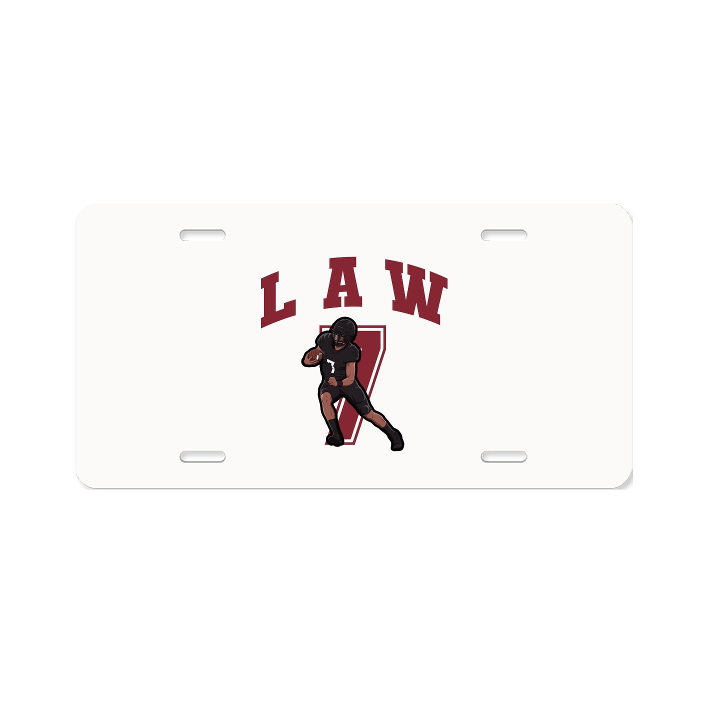 License Plate — Number in Classic