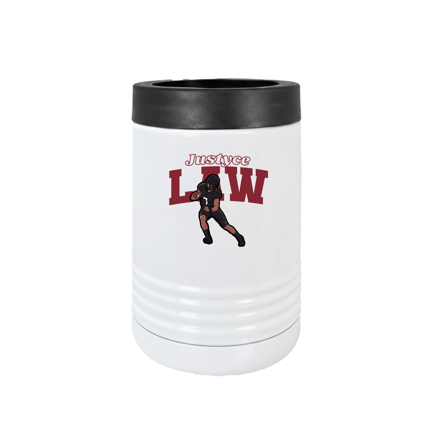 Beverage Holder — Name Arch in White