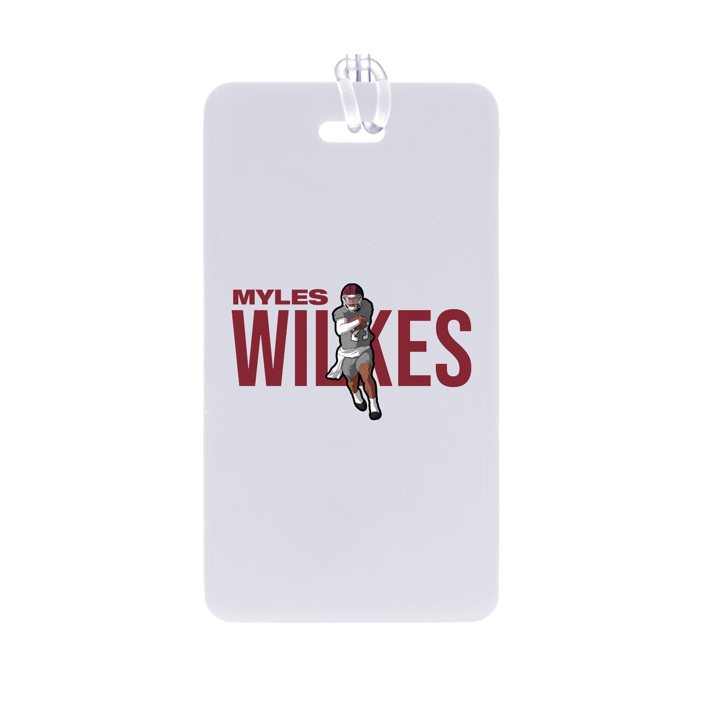 Bag Tag — Player Name in Classic