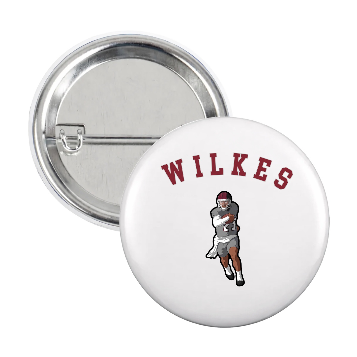 Game Day Button — Shirsey Arch in White