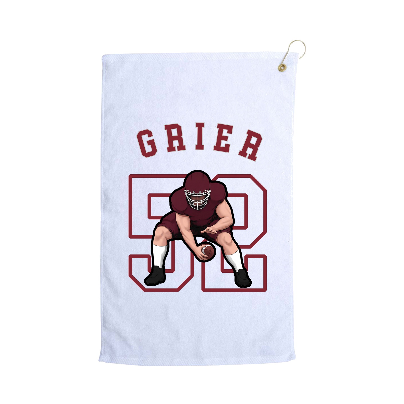 Golf Towel — Shirsey Arch in White