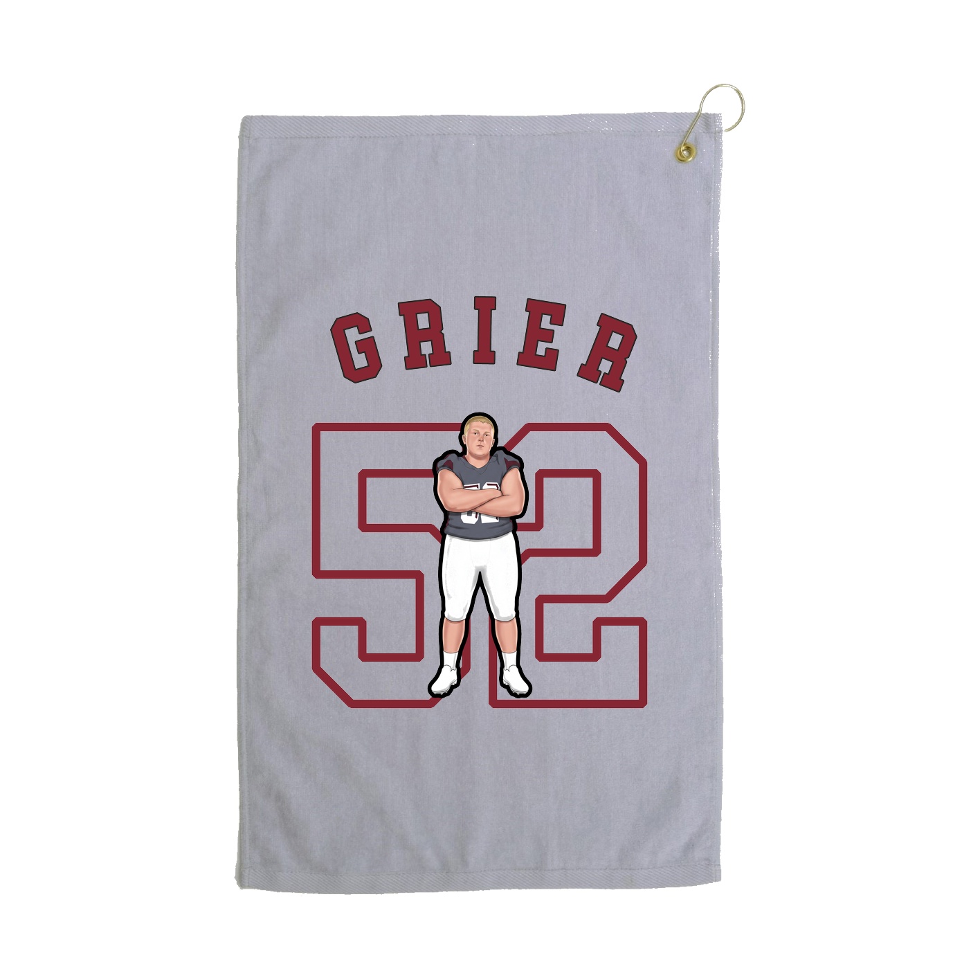Golf Towel — Shirsey Arch in Grey