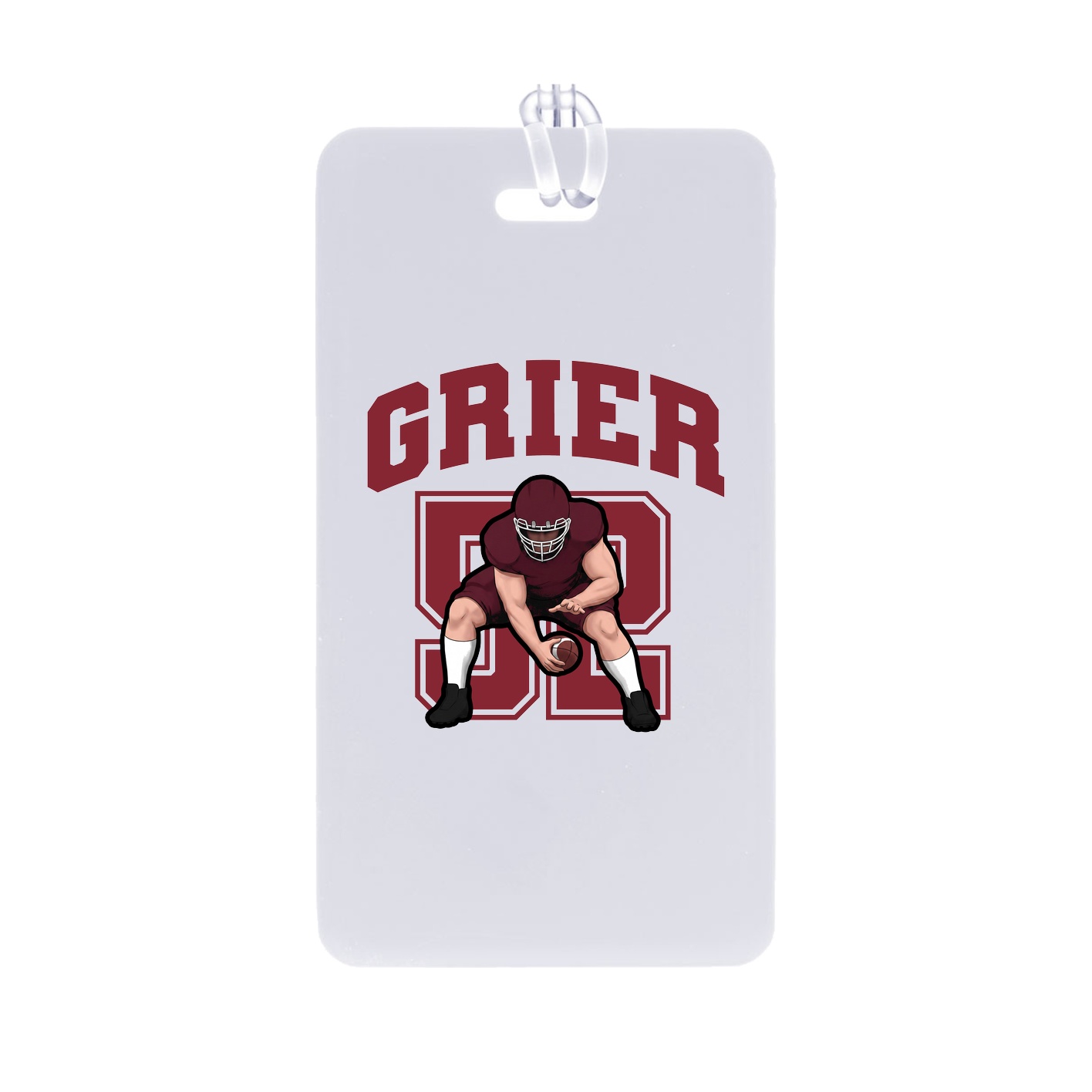 Bag Tag — Number in Classic