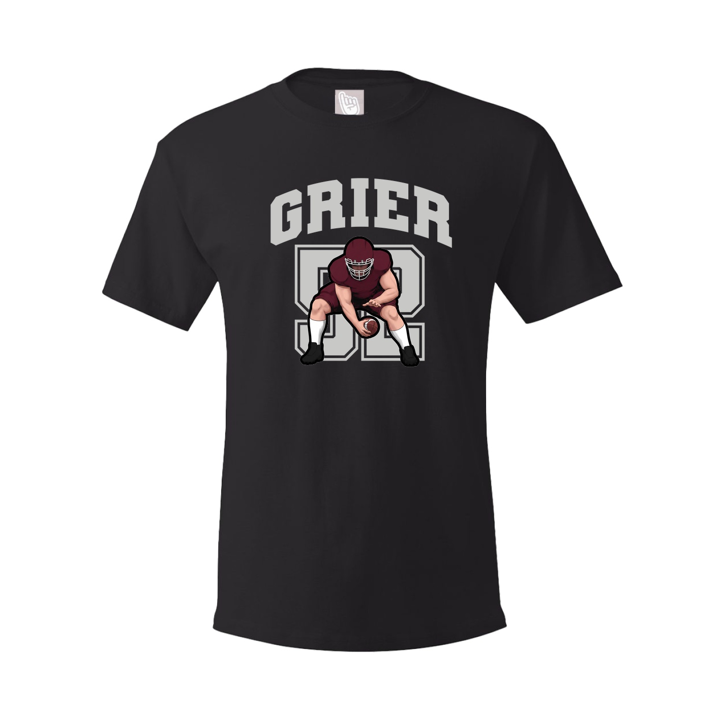 Youth Tee — Number in Black