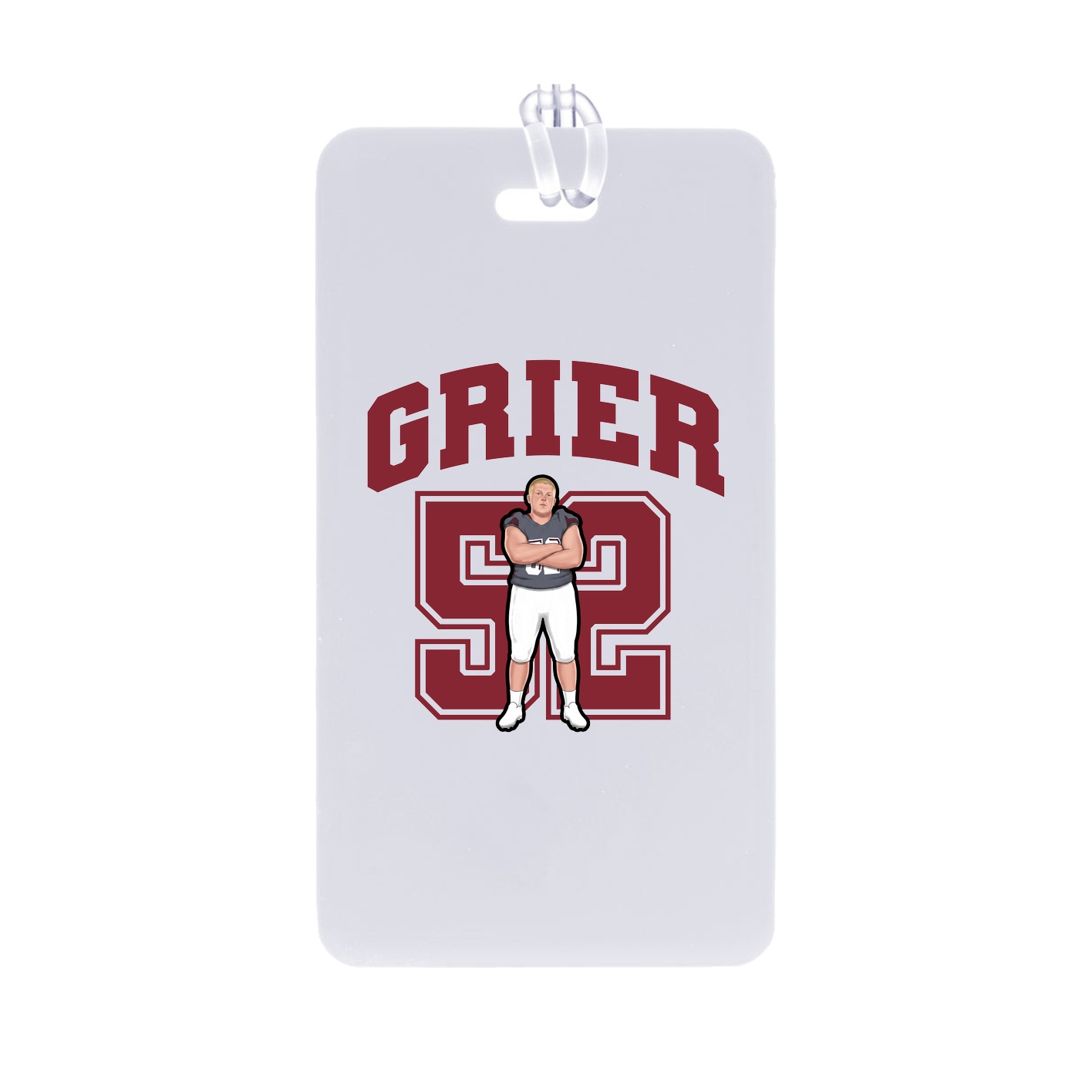 Bag Tag — Number in Classic