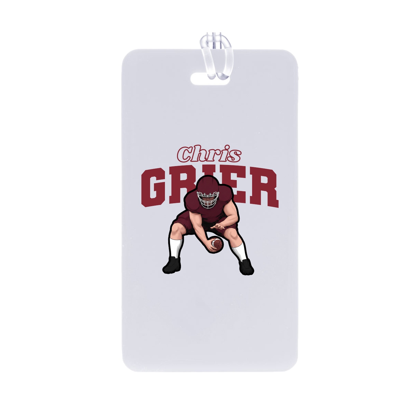 Bag Tag — Name Arch in Classic
