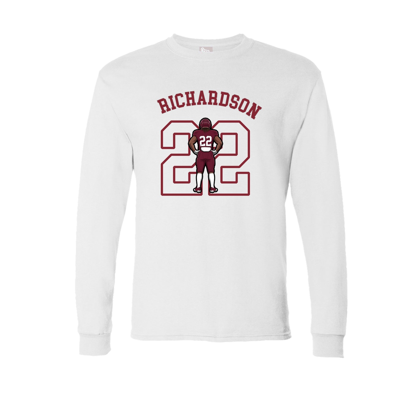 Long Sleeve Tee — Shirsey Arch in White