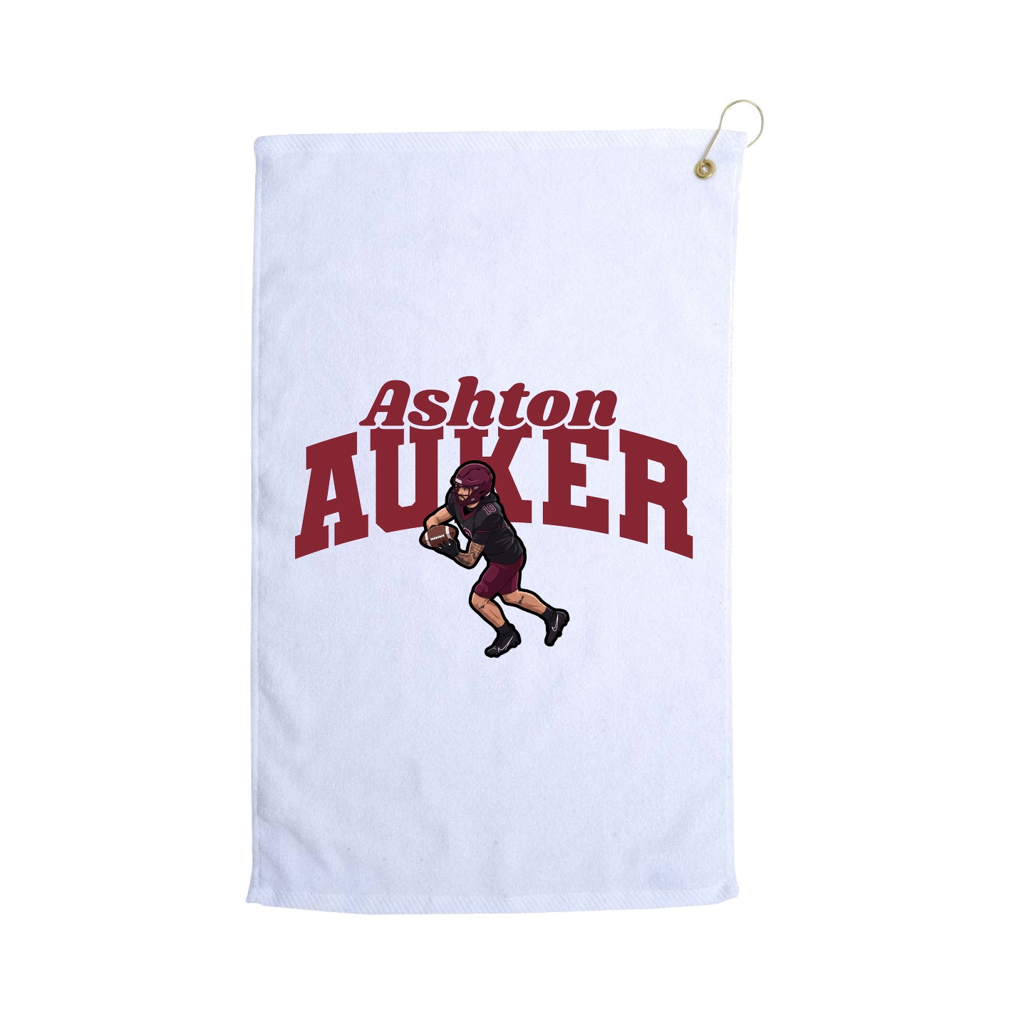 Golf Towel — Signature Arch in White