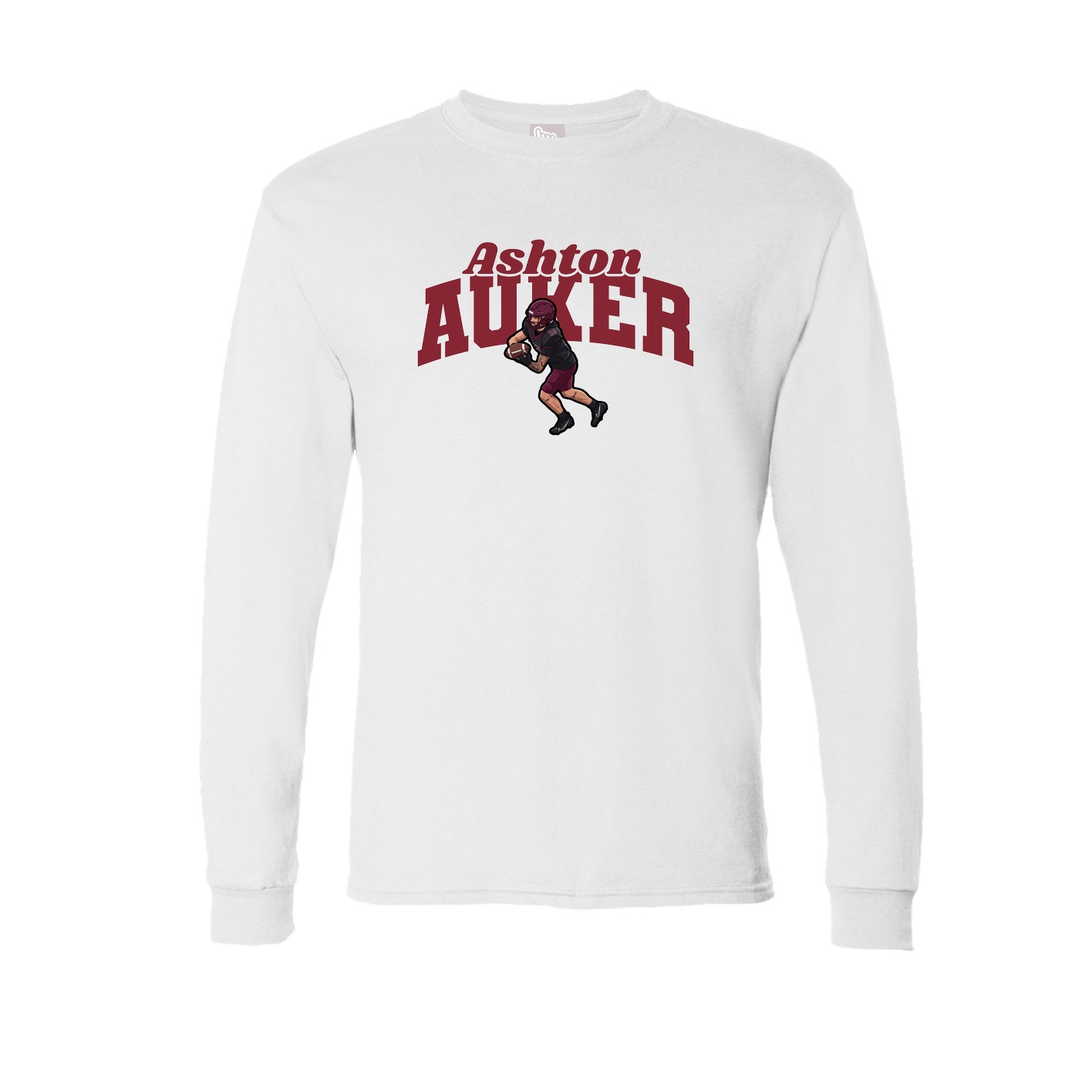 Long Sleeve Tee — Signature Arch in White