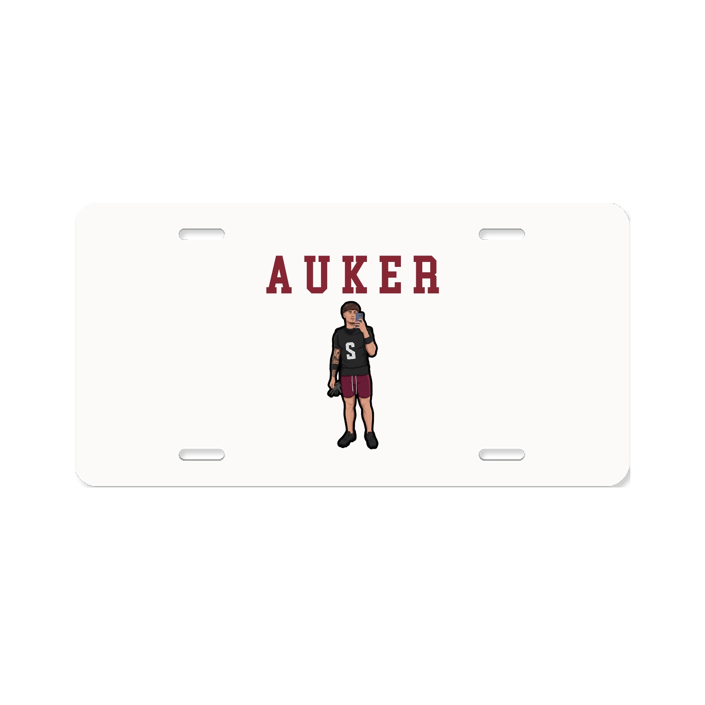 License Plate — Shirsey in Classic