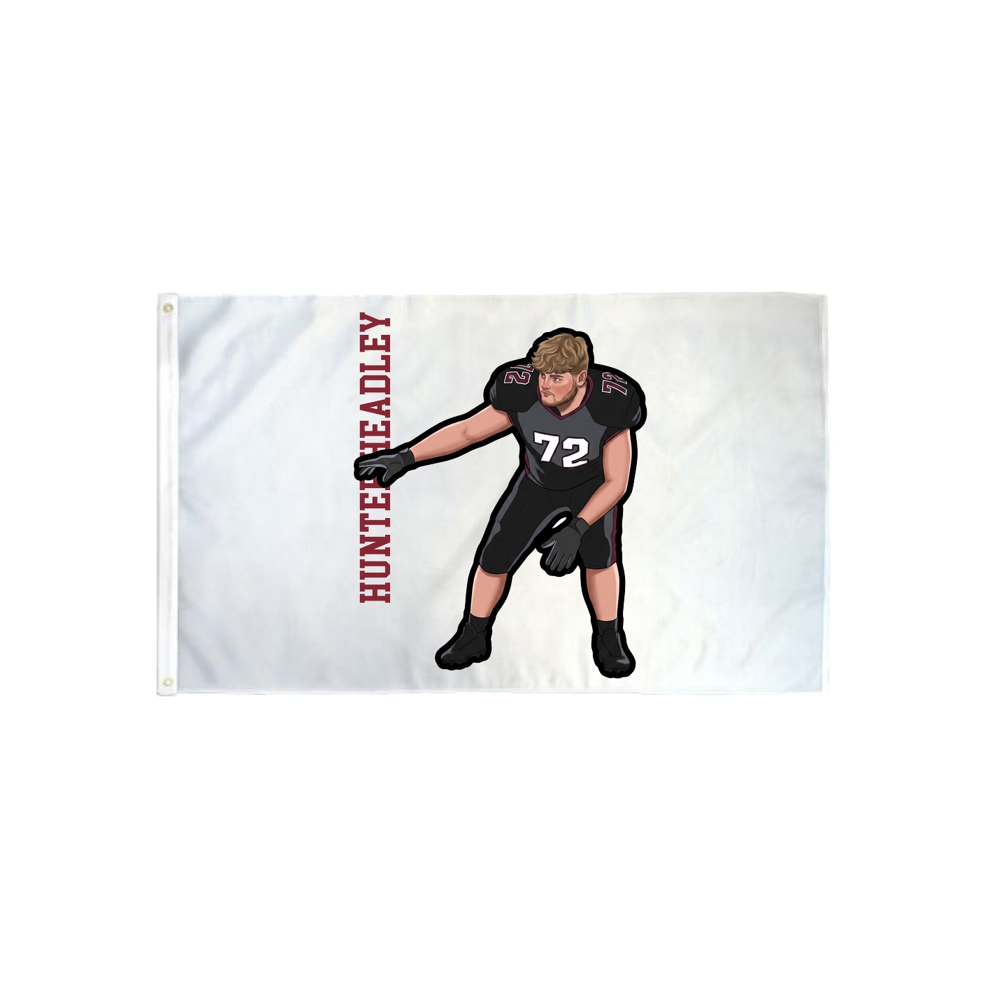 3x5 Flag — Name Vertical in Classic