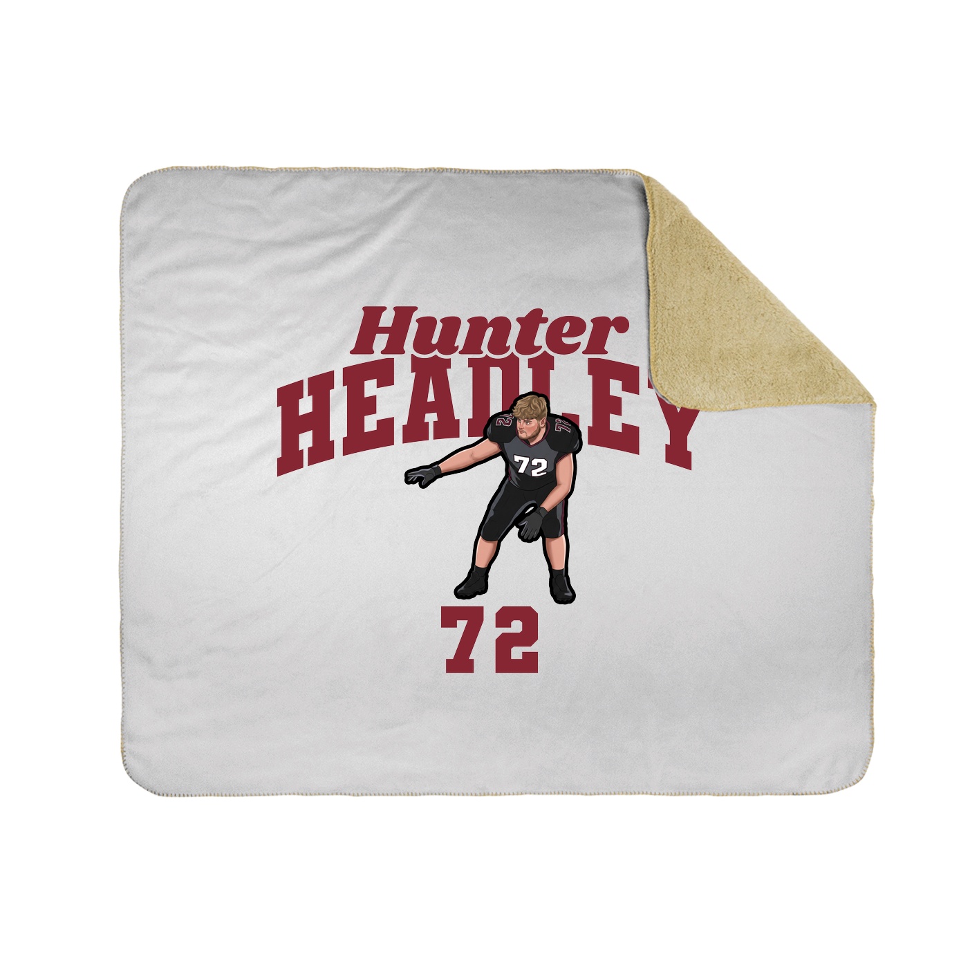 Throw Blanket — Signature Arch in White