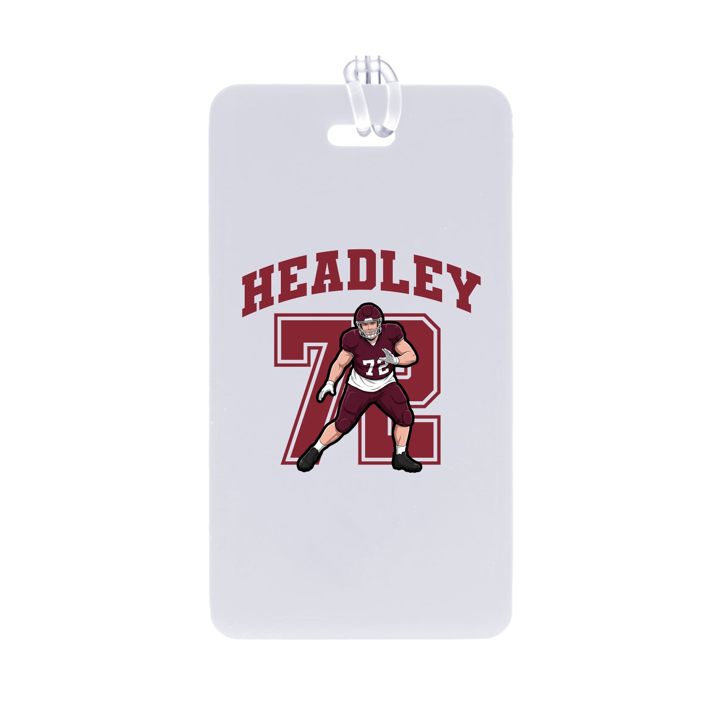 Bag Tag — Number in Classic