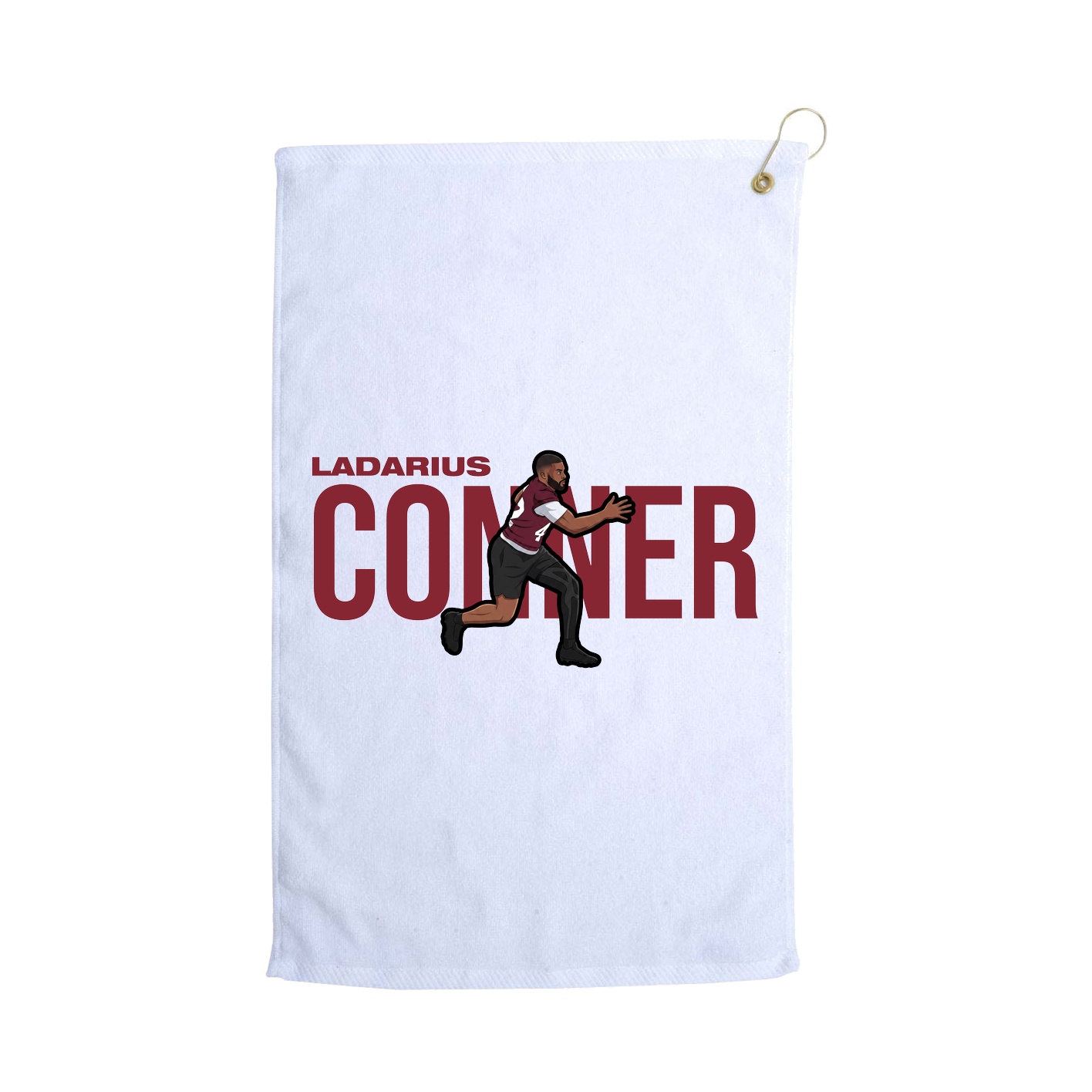 Golf Towel — Player Name in White