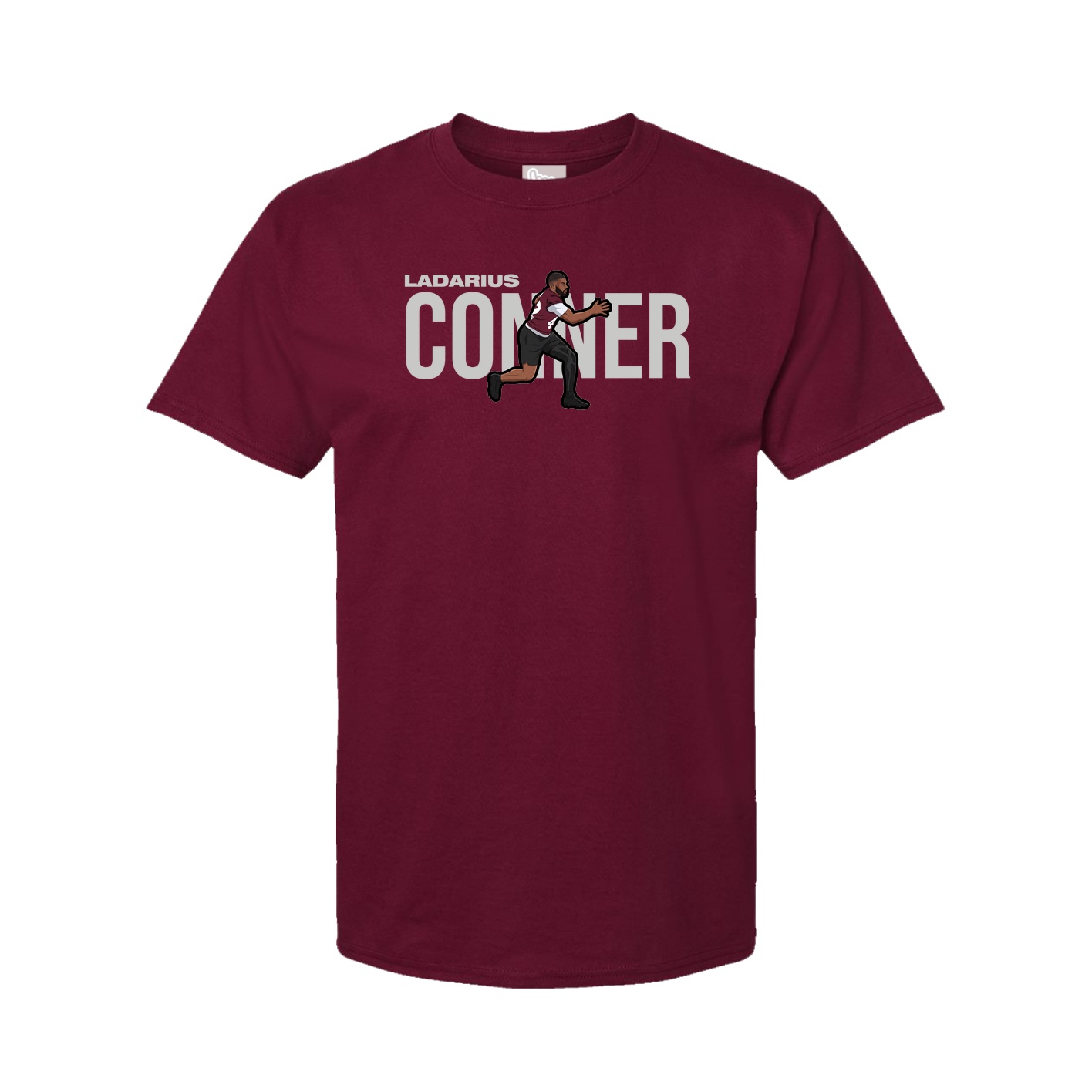 Youth Tee — Player Name in Cardinal