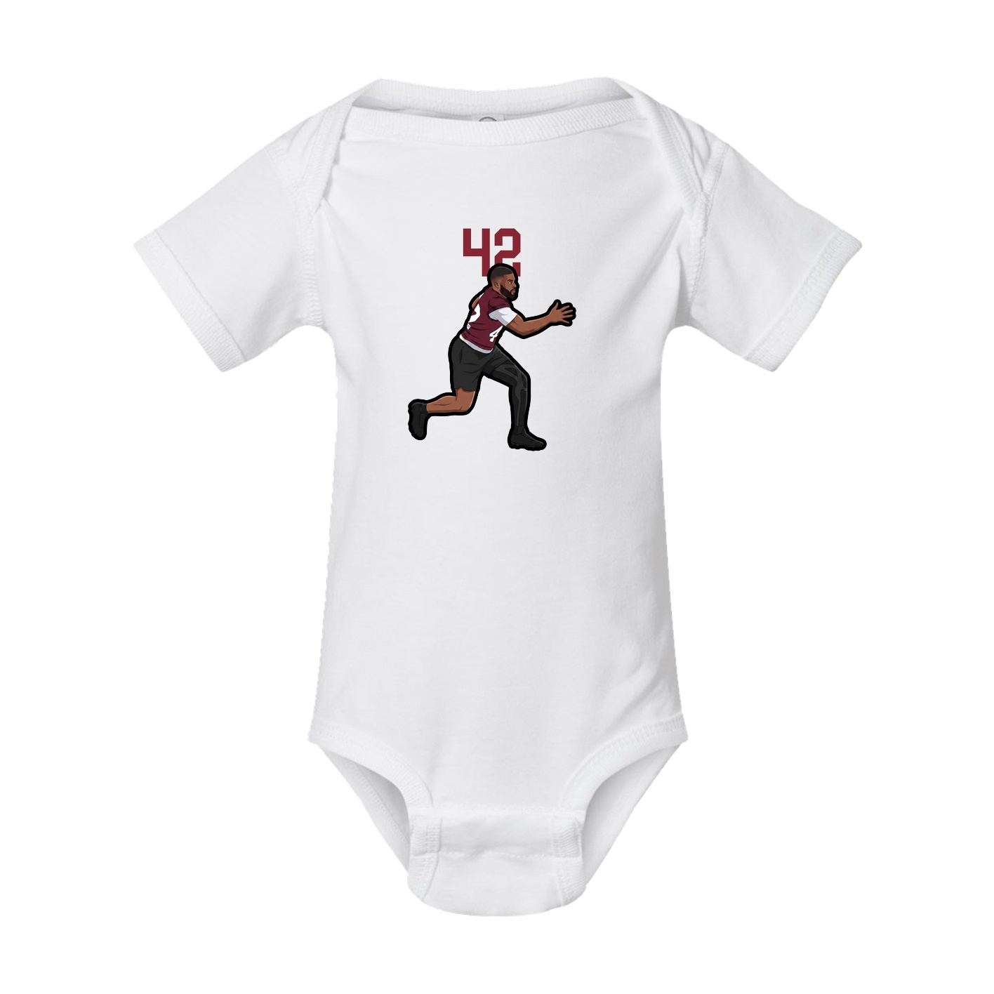 Baby Onesie — Number Top in White