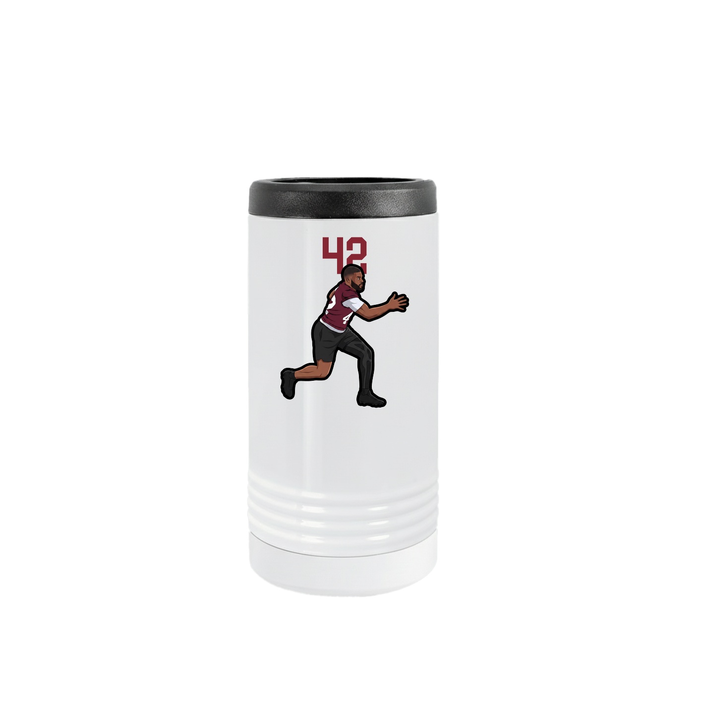 Slim Beverage Holder — Number Top in White