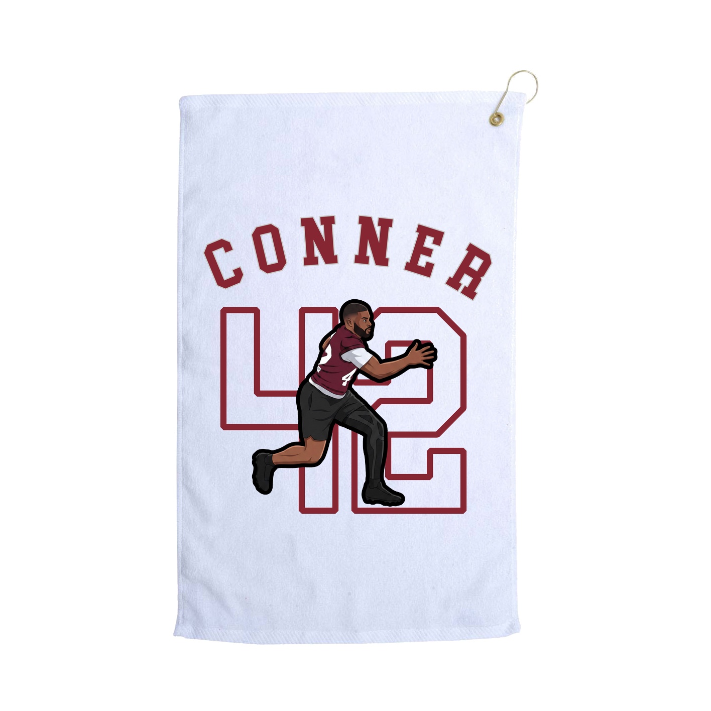 Golf Towel — Shirsey Arch in White