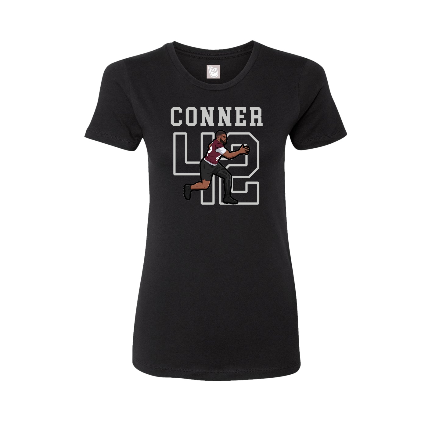 Fitted Women's Tee — Shirsey in Black