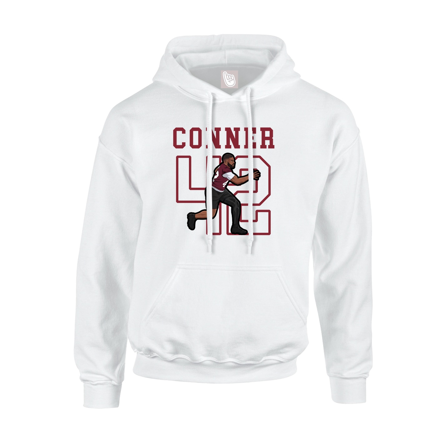 Youth Hoodie — Shirsey in White