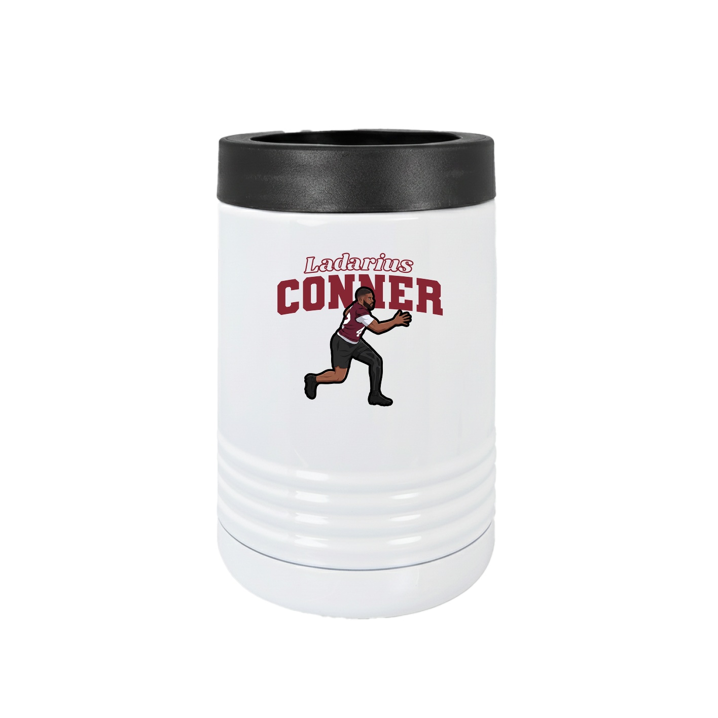 Beverage Holder — Name Arch in White