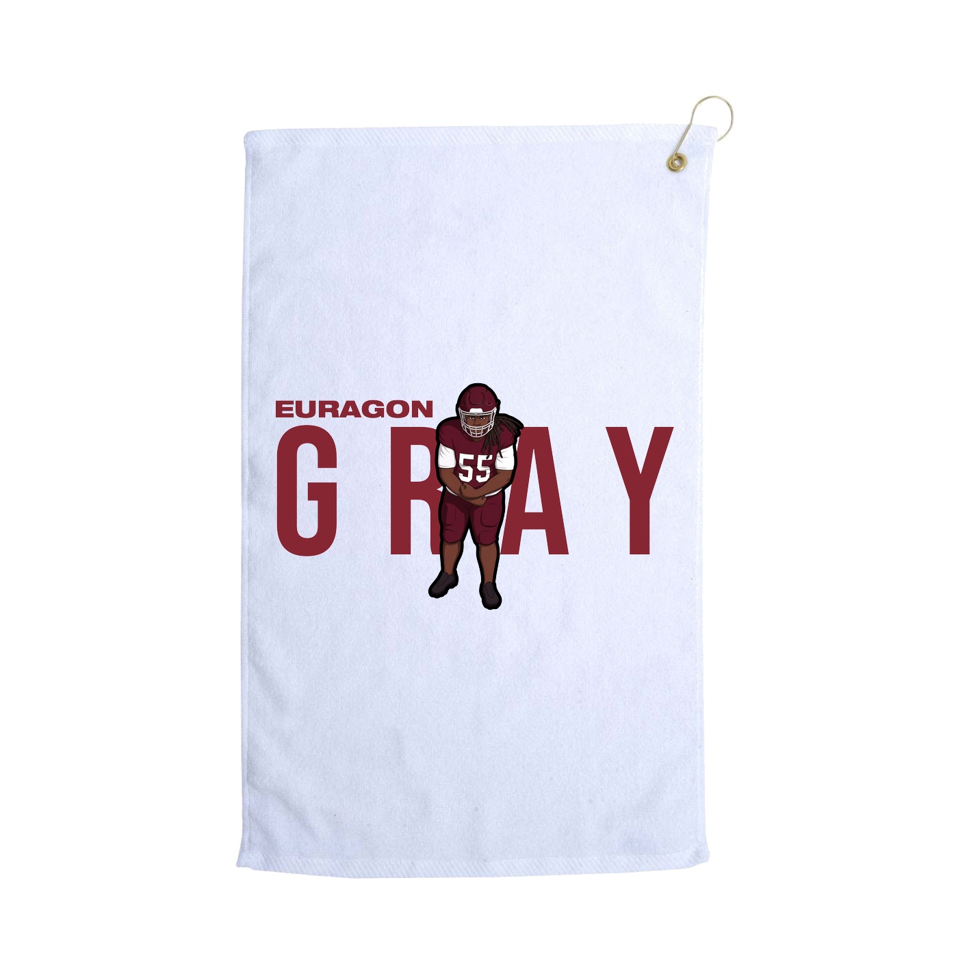 Golf Towel — Player Name in White