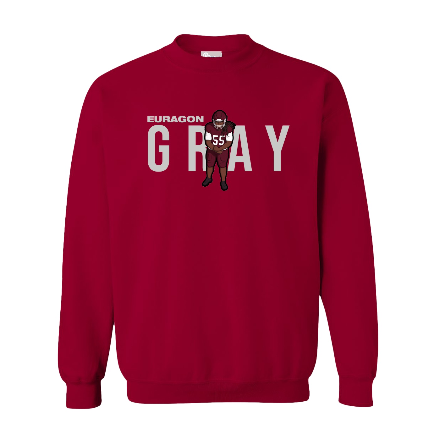 Fleece Crew — Player Name in Cardinal