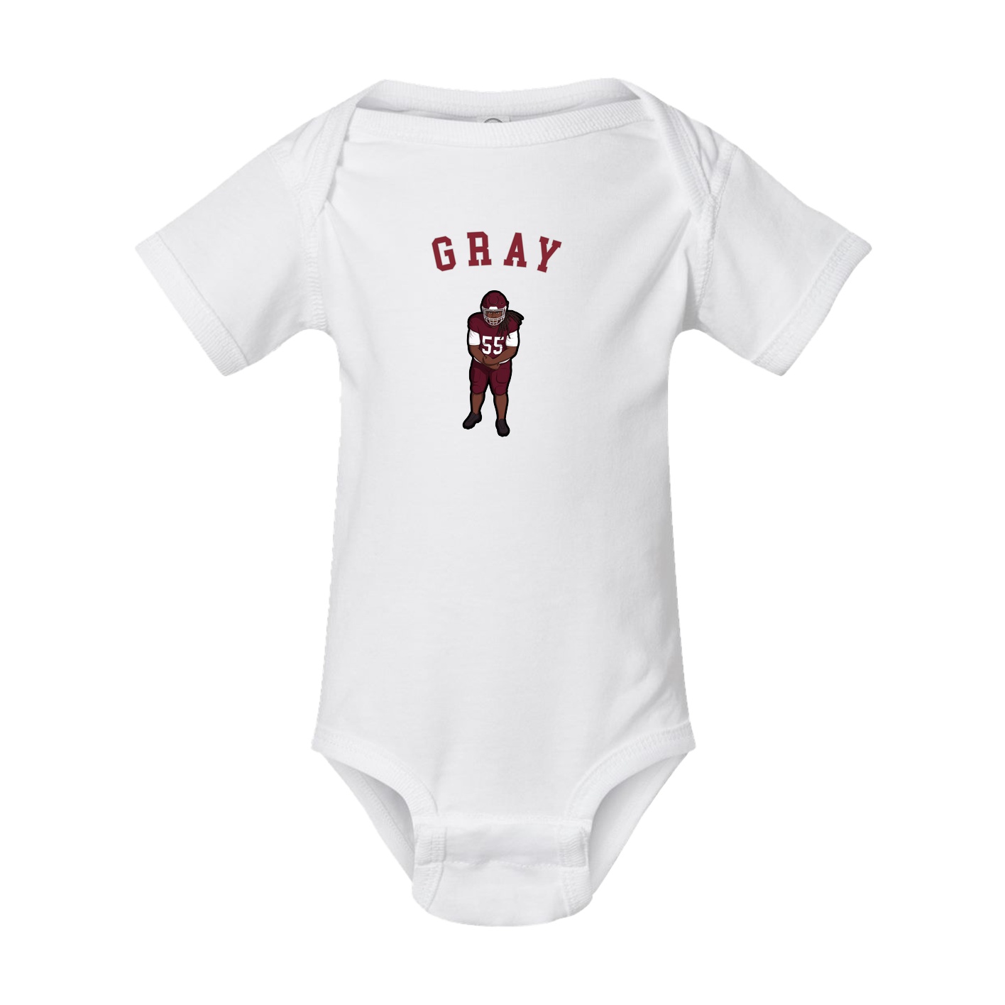Baby Onesie — Shirsey Arch in White