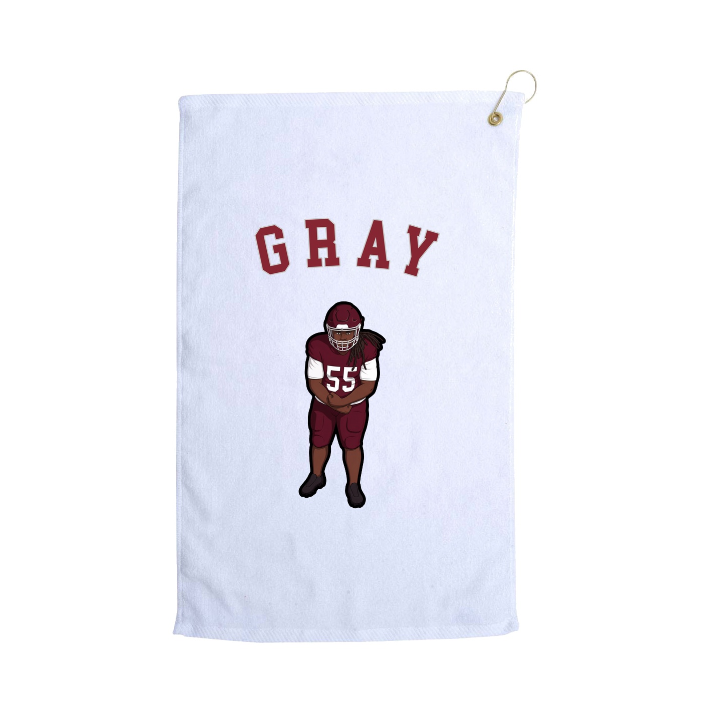 Golf Towel — Shirsey Arch in White