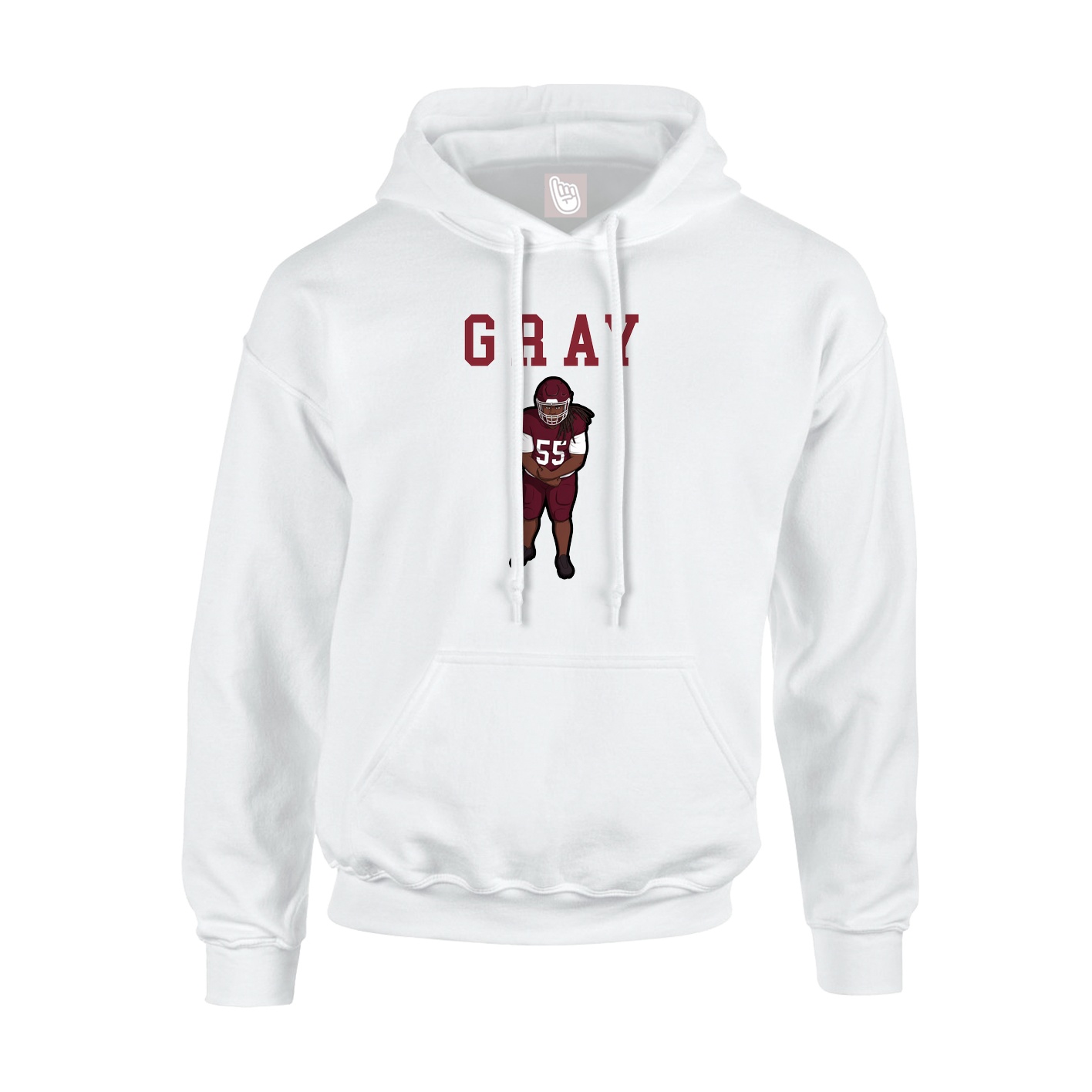 Youth Hoodie — Shirsey in White