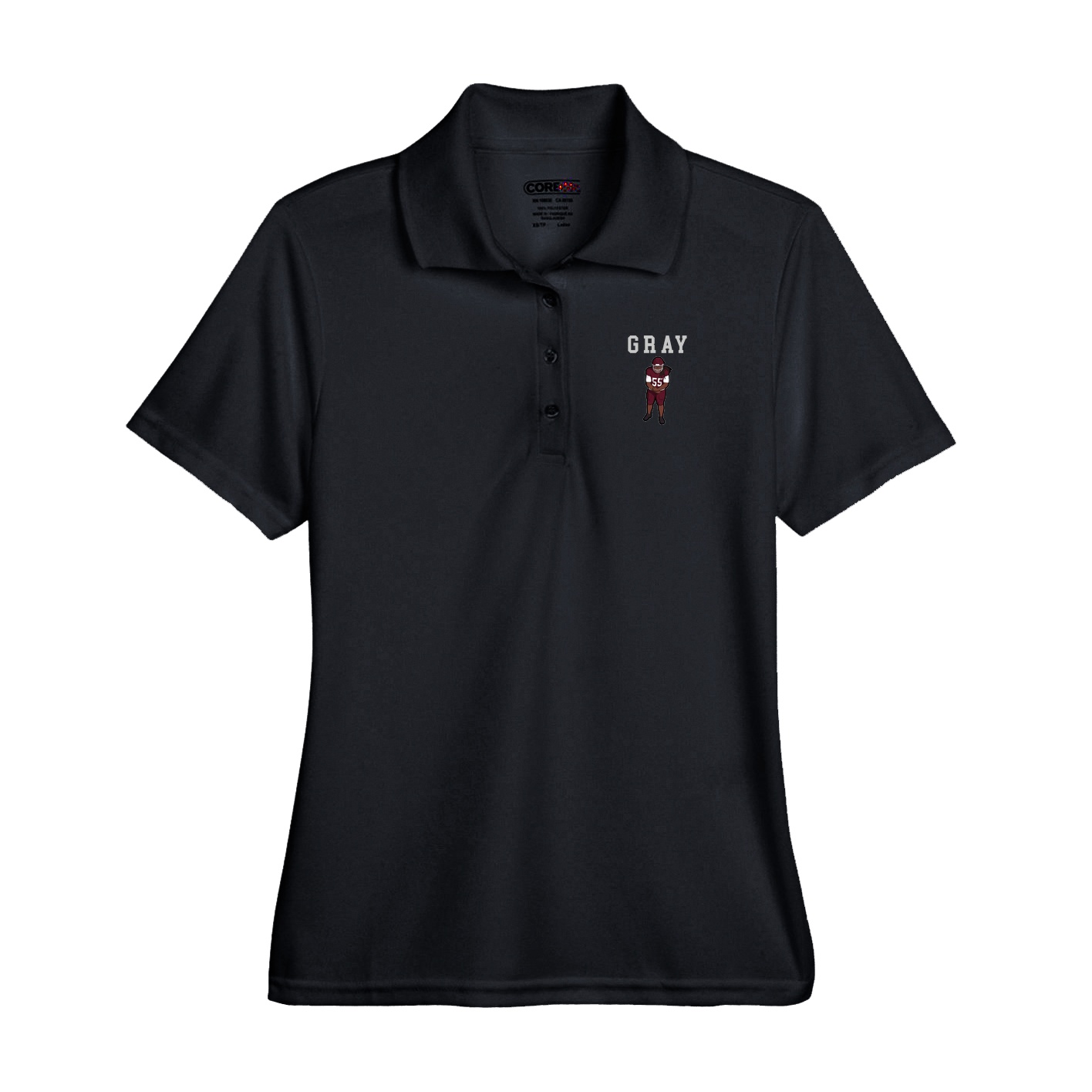 Performance Polo — Shirsey in Black